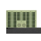 Golmar - Platine monobloc HR alu audio analogique (1+N) 6 rangees 60 boutons champagne