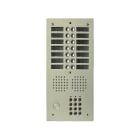 Golmar - Platine monobloc HR alu audio analogique, clavier 2 rangees 14 boutons champagne