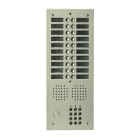 Golmar - Platine monobloc HR alu audio analogique, clavier 2 rangees 18 boutons champagne