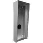 Golmar - Boitier saillie avec visiere NEXA inox 3 modules sur 1 colonne, finition INOX