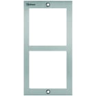 Golmar - Cadre de fixation NEXA inox 2 modules verticaux, vis et outils, finition INOX