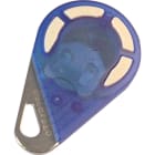 Golmar - Telecommande radio HF 868 MHz 4 canaux + badge proximite 13.56 MHz HEXACT bleue