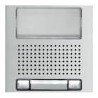 Golmar - Module NEXA aluminium pour groupes audio et video, 2 boutons