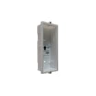 Golmar - Boitier d'encastrement PVC 2 modules pour platine NEXA aluminium