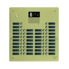 Golmar - Platine monobloc HR alu audio ou video BUS G2P 4 rangees 36 boutons Champagne