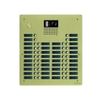 Golmar - Platine monobloc HR alu audio ou video BUS G2P 4 rangees 40 boutons Champagne