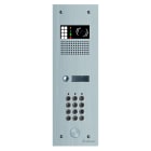 Golmar - Platine HR alu + clavier audio ou video BUS G2P 1 rangee 1 bouton