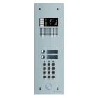 Golmar - Platine HR alu + clavier audio ou video BUS G2P 1 rangee 2 boutons