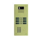 Golmar - Platine alu avec clavier audio ou video BUS G2P 2 rangees 8 boutons Champagne