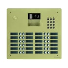 Golmar - Platine alu avec clavier audio ou video BUS G2P 4 rangees 24 boutons Champagne