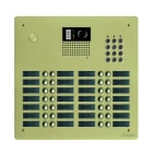 Golmar - Platine alu avec clavier audio ou video BUS G2P 4 rangees 28 boutons Champagne