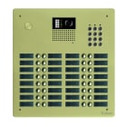 Golmar - Platine alu avec clavier audio ou video BUS G2P 4 rangees 32 boutons Champagne