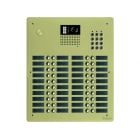 Golmar - Platine alu avec clavier audio ou video BUS G2P 4 rangees 40 boutons Champagne