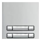 Golmar - Module NEXA aluminium 2 rangees 4 boutons