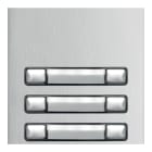 Golmar - Module NEXA aluminium 2 rangees 6 boutons