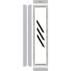 Golmar - Cadre de fixation NEXA alu 4 modules verticaux avec vis et outils