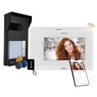 Golmar - Kit video SOUL 2 appels avec moniteurs WiFi ART7W (memoire + controle acces)