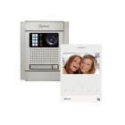 Golmar - Kit video encastre PMR NEXA alu G2P 1 appel avec moniteur ART4 H LITE (BM)