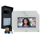 Golmar - Kit video SOUL 3 appels avec moniteurs ART7H (BM + memoire + controle d'acces)