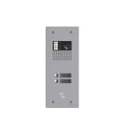 Golmar - Platine monobloc HR alu audio ou video BUS G2P 1 rangee 2 boutons