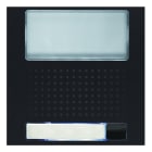 Golmar - Module NEXA inox pour groupes audio et video, 1 bouton d'appel, finition BLACK