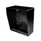 Golmar - Boitier saillie avec visiere NEXA inox 1 module, finition BLACK