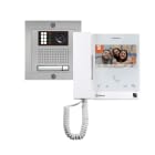 Golmar - Kit video IP ERP 4.3'' NEXA Inox 1 appel, avec Moniteur 4'' GART4TH-G+-48