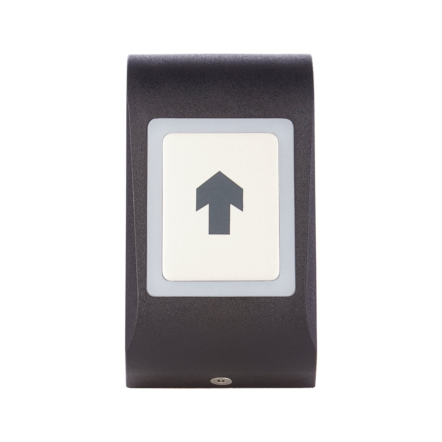 Golmar - Bouton de sortie NO ou NF eclaire sensitif boitier saillie ZAMAC Black