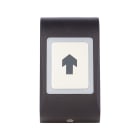 Golmar - Bouton de sortie NO ou NF eclaire sensitif boitier saillie ZAMAC Black