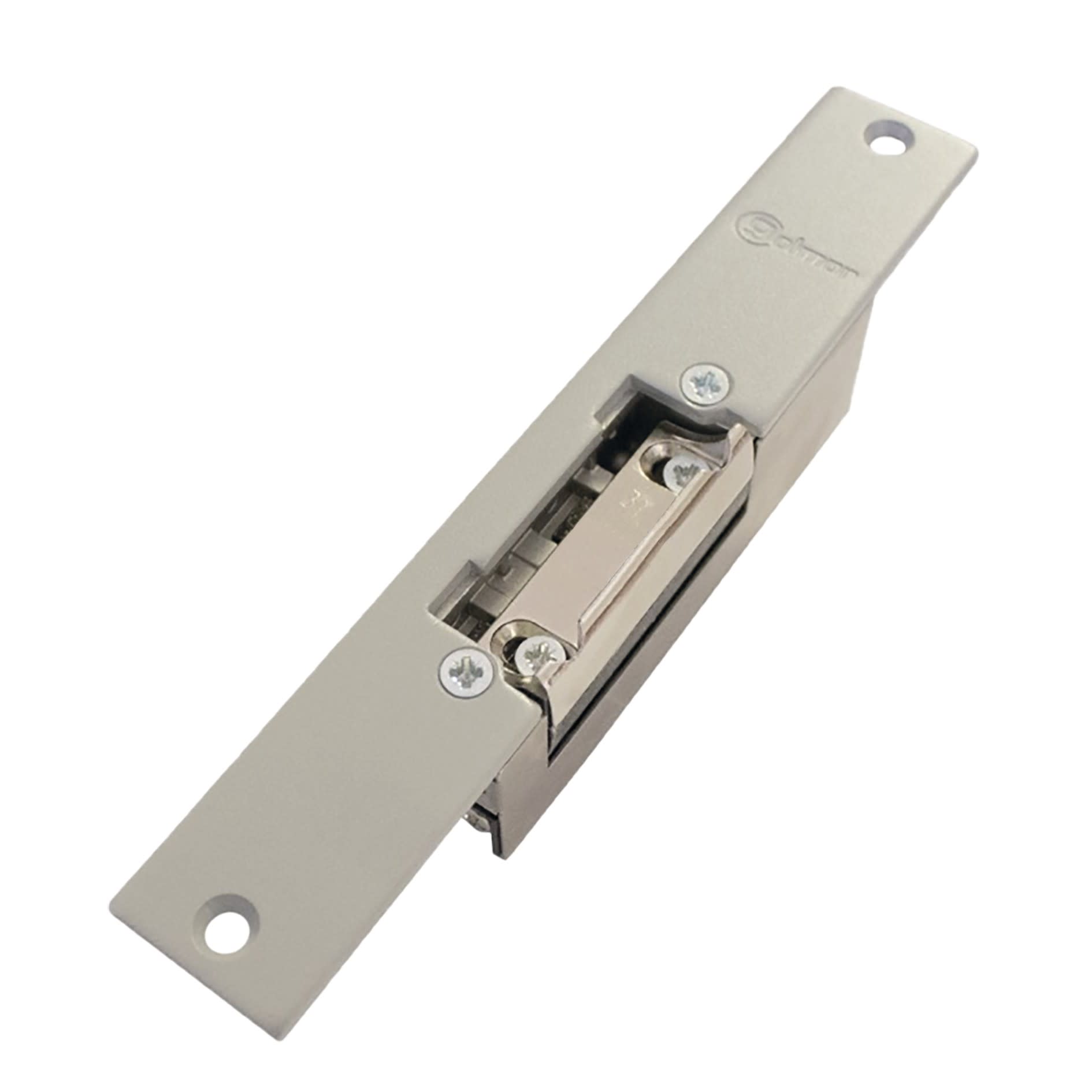 Golmar - Gâche universelle à larder à émission 12/24 Vcc/Vca (Têt. alu courte)