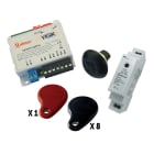 Golmar - Kit centrale vigik UAV0151/095V+ avec 8 badges résidents + 1 maitre + TALM1012/1