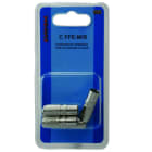 Evicom - Connecteur IEC 9.52 femelle TV métallique - Blister de 5 pièces