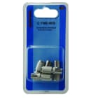 Evicom - Connecteur IEC 9.52 mâle TV métallique - Blister de 5 pièces