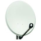 Evicom - Parabole acier grise 65 cm - Dim : 63 x 58 cm