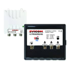 Evicom - Kit préamplificateur 30 dB avec couplage SAT et VHF + alim. 10 Vcc 2 sorties