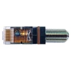 Evicom - Sachet de 10 adaptateurs Balun RJ45 vers F