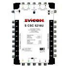 Evicom - Commutateur universel 5 câbles 4 sat. + terrestre, 16 sorties