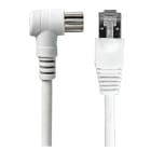 Evicom - Cordon BALUN RJ 45 /IEC mâle (Long: 2 mètres)