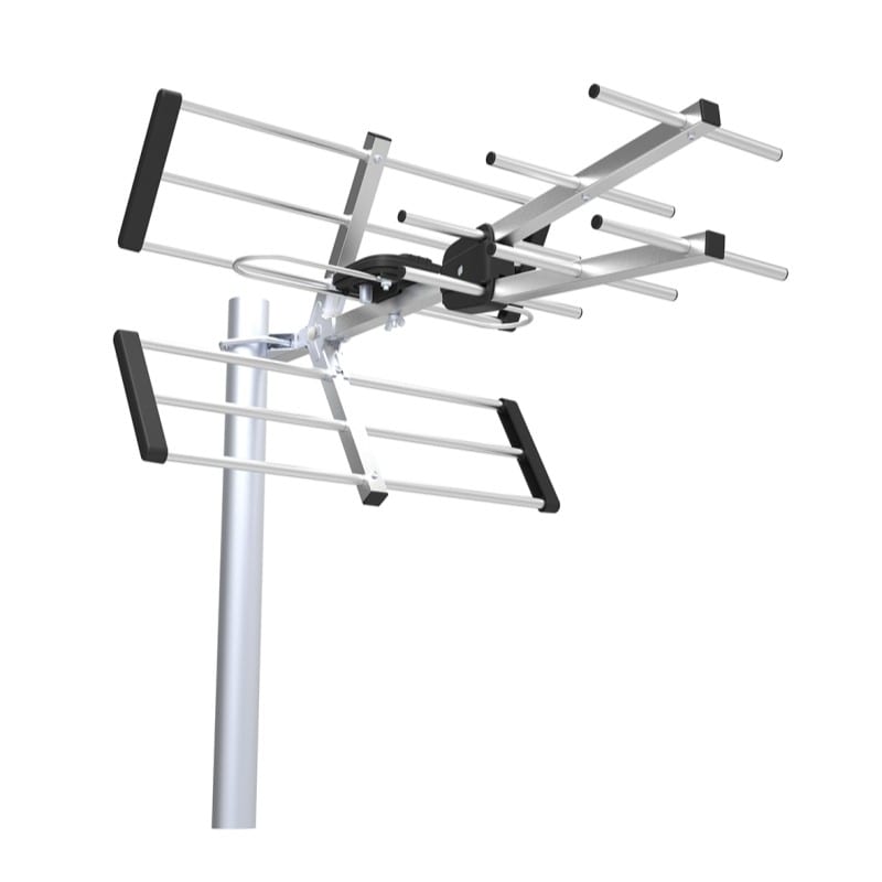 Evicom - Antenne UHF 20 éléments avec filtre 5G, gain : 8-10 dB