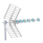Evicom - Antenne VEKTOR 9 directeurs UHF avec filtre LTE 5G gain 16-18 dB