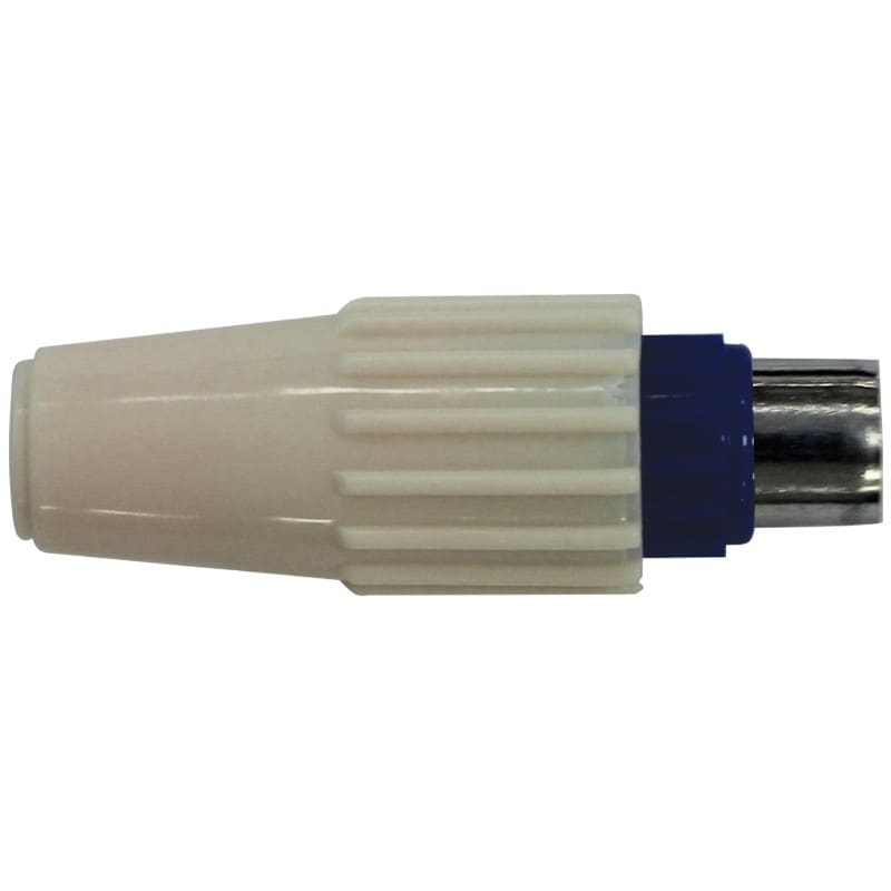 Evicom - Connecteur IEC 9.52 mâle TV en plastique.