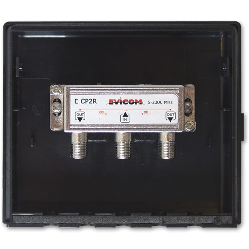 Evicom - Répartiteur 2 directions 5-2400 MHz de mât