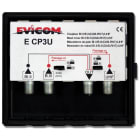 Evicom - Coupleur de mât 3 entrées B.I -II / B.III / UHF