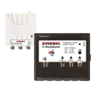 Evicom - Kit préamplificateur 30 dB avec couplage SAT et VHF + alim. 10 Vcc 2 sorties