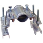 Evicom - Fixation universelle pour mâts de diamètre 25 à 50 mm (Zinc bichromaté)