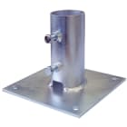 Evicom - Plaque de base acier pour mâts jusqu'à 50mm de diamètre