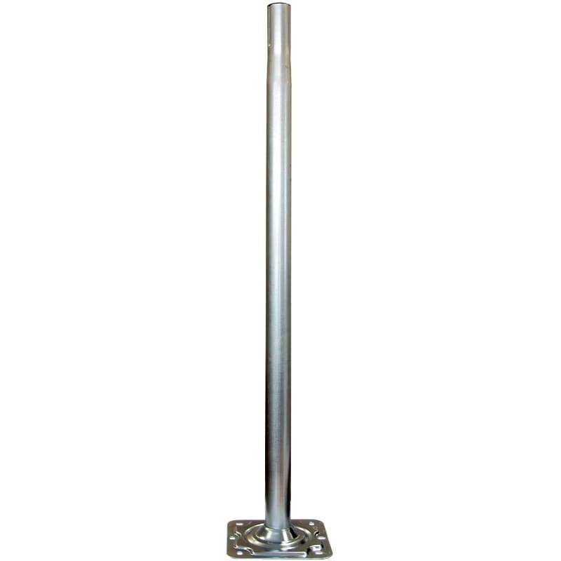 Evicom - Pieds terrasse hauteur 1 m, diamètre 50 mm (Zinc bichromaté)