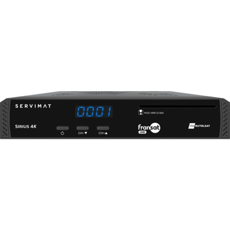 Evicom - Terminal satellite UHD 4K FRANSAT (EUTELSAT 5° OUEST).