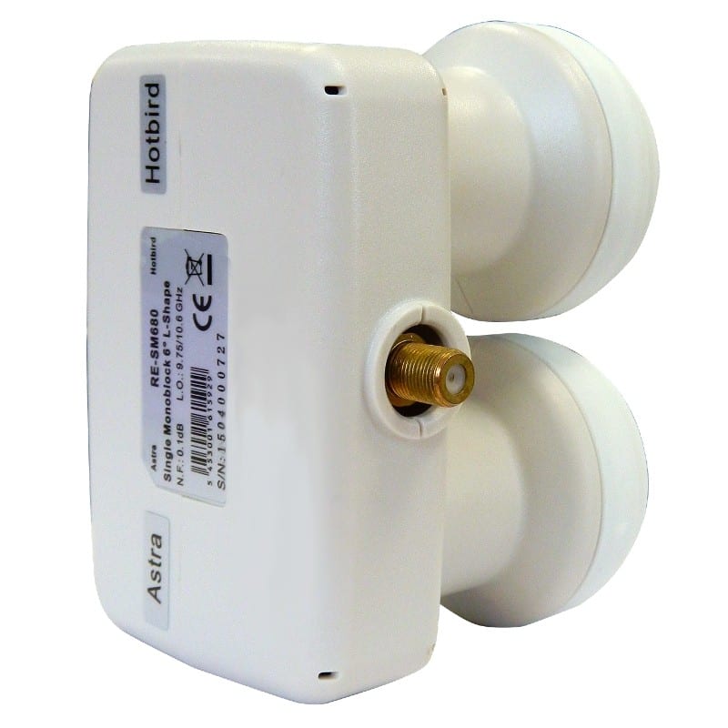 Evicom - LNB universel 6° 1 sortie : Astra-Hotbird