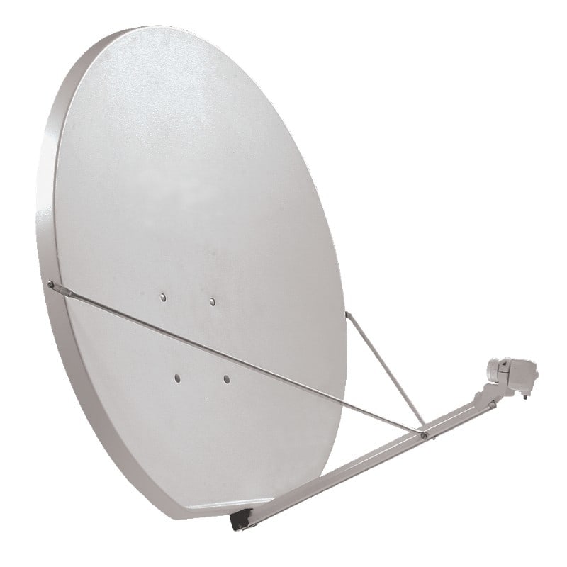 Evicom - Parabole fibre-SMC 120 cm blanche- Dim : 123 x 127 cm